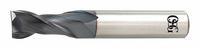 OSG Square End Mill: Carbide, TiAlN Coated, 2 Flute, 9/16" Mill Dia, 1-1/8" LOC, 3-1/2" OAL (MPN HP421-5625)