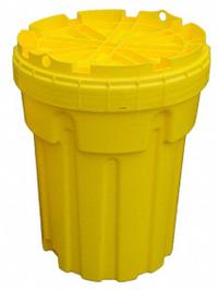ULTRATECH Overpack Drum: LDPE, 30 gal, Screw-On Lid, Unlined/No Interior Coating, Polyethylene (MPN 0585). Key specifications — Drum Material: LDPE; Drum Head Type: Open Head; UN Rating Solids: 1H2/X70/S; UN Rating Liquids: 1H2/X70/S/**/USA/+AA10183; Interior Lining: Unlined/No Interior Coating; Drum Message Text: Overpack/Salvage Drum; Closing Ring Material: Polyethylene; For Holding: Drums.