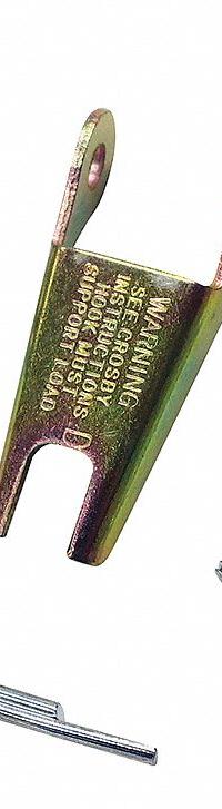 CROSBY Spring Latch: Spring, 3 3/4 in Latch Lg, Pin, 1/4 in Latch Eye Dia, Steel, Plain, Silver (MPN 1096657). Key specifications — Brand: CROSBY; Manufacturer Part Number: 1096657; Latch Type: Spring; Attachment Type: Pin.