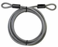 MASTER LOCK Security Cables: Coiled Cable, 15 ft Lg, 3/8 in Cable Dia, Black (MPN 72DPF). Key specifications — Coating Material: Vinyl; Environment: Outdoor; Brand: MASTER LOCK.