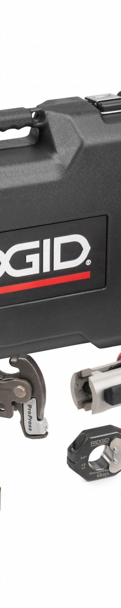 RIDGID Cordless Press Tool Kit: 12V - Ridgid Press Fitting Tools