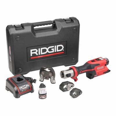 RIDGID Cordless Press Tool Kit: 12V, Compact, Inline - Ridgid Press Fitting Tools