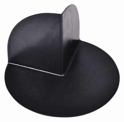 OATEY Corner Dam: Corner Dam, PVC, 4 1/2 in Overall Lg, 5 in Overall Ht - Shower Corner Dams