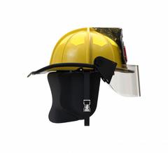 BULLARD UST Lightweight Traditional Helmet: Yellow, Fiberglass, Traditional Rear Brim, Chin Strap (MPN UL6YLR742). Key specifications — Color: Yellow; Chin Strap: Yes; Brand: BULLARD; Shell Material: Fiberglass; Style: Traditional Rear Brim; Suspension: 6 Point Sure Lock(R) Ratchet.