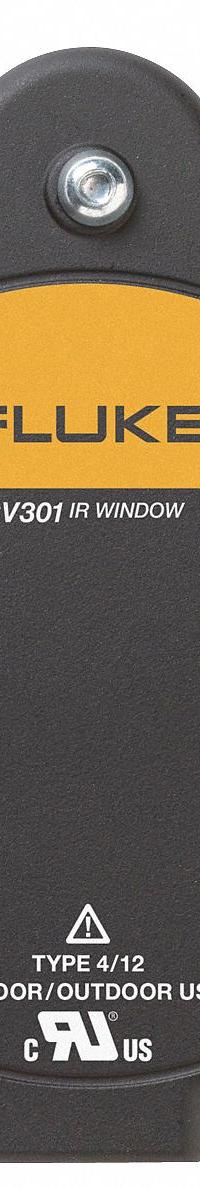 FLUKE Infrared Window: Viewing Panes, 450°F Optic Max Temp, -40°F Min Op Temp °F, Stainless Steel (MPN FLUKE-CV301). Key specifications — Brand: FLUKE.
