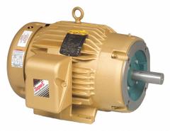 BALDOR General Purpose Motor: C-Face/Rigid Base Mount, Totally Enclosed Fan Cooled, 15 hp, 3,520 RPM (MPN CEM2394T). Key specifications — Brand: BALDOR; Nameplate Voltage @ 60 Hz: 230V AC; Full Load Current @ 60 Hz: 17.5/35/38 A; Nameplate RPM @ 60 Hz: 3,520 RPM; Motor Enclosure: TEFC.