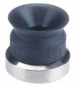 SMC Vacuum Pad: w/o Adapter, 10 mm Pad Dia, Conductive Silicone, 50A, Black with Two Silver Marks (MPN ZP10UGS). Key specifications — attr1019168: 50A; attr1019165: ZP10UGS; attr1019167: SMC; attr1019180: Black with Two Silver Marks.