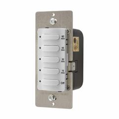 HUBBELL WIRING DEVICE-KELLEMS Countdown Timer: 1 hr Max, 15 min Min, SPST, 120/277V AC, White (MPN DT5060W). Key specifications — Brand: HUBBELL WIRING DEVICE-KELLEMS; Includes Hold: No Hold Included.