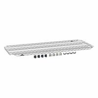 EZ-Add Wire Shelf,Silver,Steel (MPN EZA-2460NC). Key specifications — NSF Approved: Yes; Recommended Environment: Dry; Resistance Properties: Dry Environment; Material: Steel; Brand: METRO; Color: Silver; Finish: Chrome; Shelf Adjustment Type: Split-Sleeve.