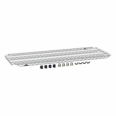 METRO EZ-Add Wire Shelf,Silver,Steel (MPN EZA-2460NC) - Wire Shelves for Dry Use