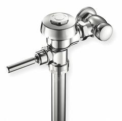 SLOAN Manual Flush Valve: Royal®, Exposed, Top, 1.28 gpf Gallons per Flush, 27 in Rough-In (MPN Royal 116-1.28). Key specifications — Spud Location: Top.