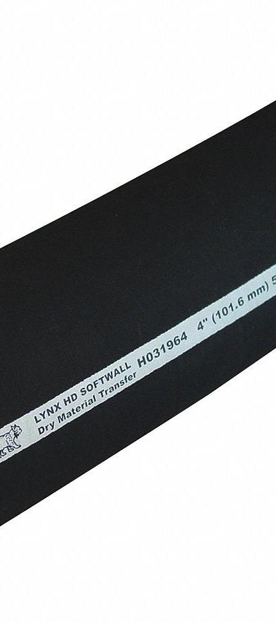 BOSTON Material Hose: 5 in Hose Inside Dia - Rubber Blend Bulk Material-Handling Hoses with SBR Cover