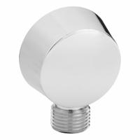 SPEAKMAN Shower Elbow: Brass, Polished Chrome Finish, 1/2 in Connection Size, NPSM/NPT Connection (MPN VS-155). Key specifications — Finish: Polished Chrome; Connection Type: NPT; Product Type: Shower Elbow; Brand: SPEAKMAN; Material: Brass.