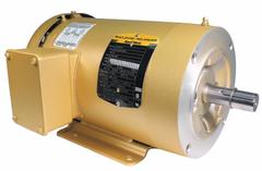 BALDOR General Purpose Motor: C-Face Mount, Totally Enclosed Fan Cooled, 1 1/2 hp, 208-230/460V AC (MPN CEM3554T). Key specifications — Brand: BALDOR; Nameplate Voltage @ 60 Hz: 208-230/460V AC; Full Load Current @ 60 Hz: 4.4/2.2 A; Nameplate RPM @ 60 Hz: 1,800 RPM; Motor Enclosure: TEFC.