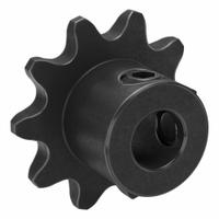 TRITAN Roller Chain Sprocket: 25, For 1/4 in Chain Pitch, 1/4 in Bore Dia, 10 Teeth, Steel (MPN 25BS10H X 1/4). Key specifications — Brand: TRITAN.
