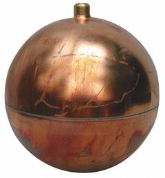 NAUGATUCK Float Ball: Float Ball, 1/4 in IPS Thread, 1/4 in Thread Size, IPS Thread, External (MPN GRC1220RH). Key specifications — Connection Location: External; Brand: NAUGATUCK.