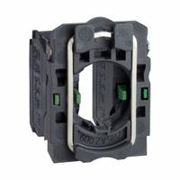 SCHNEIDER Contact Block: 22 mm Panel Mounting Size, 2NO, Momentary, ZB5 Series (MPN ZB5AZ103). Key specifications — Switch Action: Momentary; Terminal Connection Type: Screw Clamp Terminals; Brand: SCHNEIDER; Compatible with Series: ZB5.