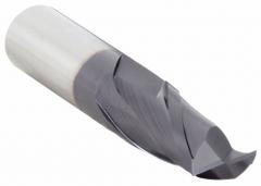 WIDIA HANITA Square End Mill: Carbide, TiAlN Coated, 2 Flute, 9/16" Mill Dia, 2-1/4" LOC, 5" OAL (MPN I2S0562T225X)