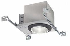Downlight: New Construction, 4 in Dia, 1,400 lm, 3000K, 17.3 W, 120V AC (MPN IC1LED G4 14LM 30K 90CRI 120 FRPC). Key specifications — Voltage: 120V AC; Trim Color: Available Separately; Brand: LITHONIA LIGHTING; Ceiling Type: Flat Ceiling; Reflector or Baffle Color: No Reflector or Baffle; Trim Style: Available Separately; Dimmable: Yes; Color Temperature: 3000K.