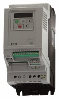EATON Variable Frequency Drive: In Phase Three, Out Phase Three, 2 hp, 7 A Output Current - Max (MPN DA1-327D0FB-A20C). Key specifications — Style: Advanced MicroDrive; Color: White; Output Phase: Three.