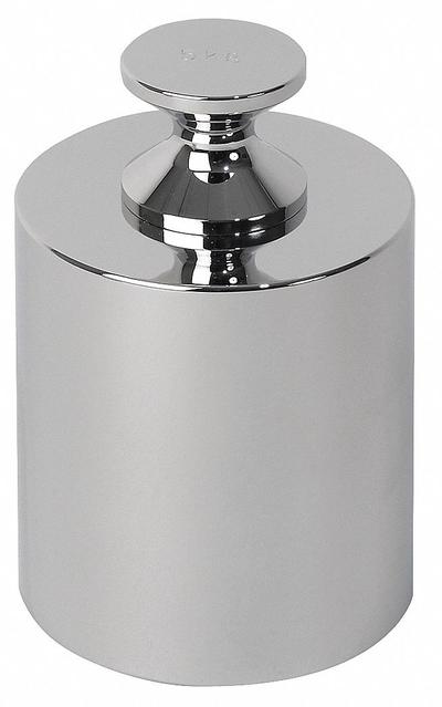 TROEMNER Calibration Weight: 5 kg Nominal Mass, Cylinder Calibration Wt, 1, No Certificate - Class 1 Calibration Weights