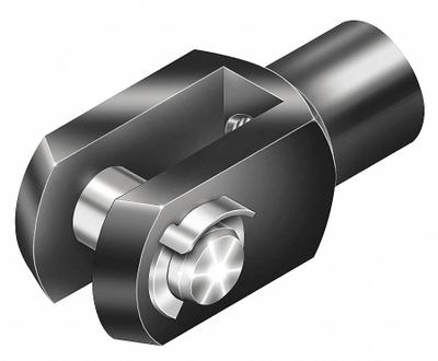 SPEEDAIRE Cylinder Mounting Hardware: Clevis, Fits 80 mm Bore Dia, 90 mm Overall Lg - Clevis Mounting Hardware