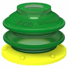PIAB Vacuum Pad: Plain Pad without Adapter, 53.01 mm Pad Dia, Polyurethane, 39.12 mm Pad Ht, 60A (MPN BX25P.4E.F). Key specifications — attr1019194: BX25P.4E.F; attr1019196: PIAB; attr1019197: 60A.