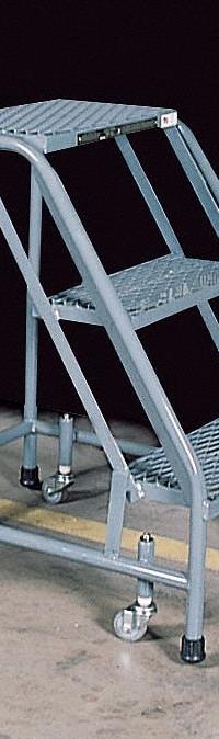 COTTERMAN Step Stool: 2.5 ft Overall Ht, 450 lb Load Cap, 3 Steps, Steel, 2.5 ft Standing Ht (MPN 1003N2630A1E10B3C1P6). Key specifications — attr1051722: Rolling Step Stool; attr1055542: Not Stackable; attr1051712: Replacement Foot Pads; attr1051697: COTTERMAN; attr1051699: (4) Swivel; attr1051702: Gray; attr1051707: Rubber; attr1051708: Slip-Resistant.