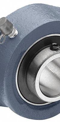 TRITAN 2 Bolt Flange Bearing: Radial Ball, 1 7/16 in Bore, Cast Iron, Set Screws, 6 11/32 in Lg (MPN UCFL207-23). Key specifications — Bore Type: Cylindrical; Brand: TRITAN; Lubricant Material: NLGI #2 Equivalent; Mounting Bolt Size: 1/2 in; System of Measurement: Inch.