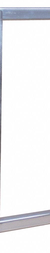 PS INDUSTRIES Single-Door Metal: Aluminum, For 22 3/4 in to 26 1/2 in Opening Wd, Adj (MPN LSG-24-ALU). Key specifications — Brand: PS INDUSTRIES; Includes Lock: No; Mounting Location: Railing; Gate Finish/Color: Unfinished Silver.