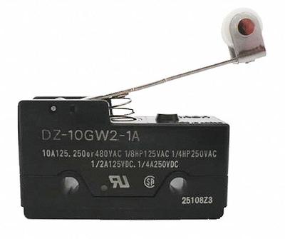 OMRON Snap Action Switch: Hinge Roller Lever Actuator, 3NO/3NC - Roller-Lever Snap-Action Switches