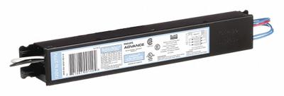ADVANCE Fluorescent Ballast: 120 to 277V AC, 2/3 Lamps Supported - Instant Start Electronic Fluorescent Ballasts