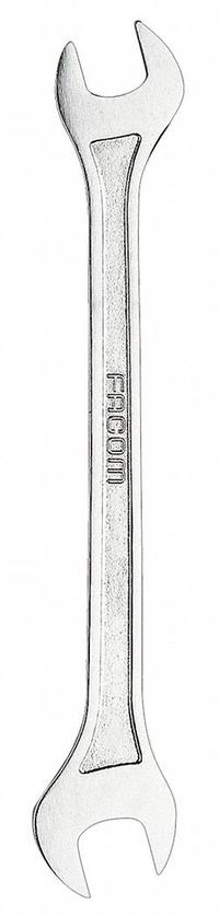 FACOM Open End Wrench: Alloy Steel, Satin, 16 mm_17 mm Head Size, 9 27/32 in Overall Lg, Std (MPN FM-31.16X17). Key specifications — attr309776: No; attr309781: Satin; attr309780: Alloy Steel; attr324939: FACOM.