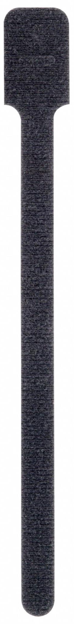 TY-RAP Hook-and-Loop Cable Tie: 13 in Lg, 2.00 in, 0.75 in Wd, Nylon/Polyethylene, Black, 10 PK (MPN FO350-40-0). Key specifications — Max. Bundle Dia.: 2.00 in; Material: Polyethylene; Color: Black; Brand: TY-RAP.
