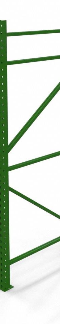 HUSKY RACK & WIRE Upright Frame: Teardrop, 16 ft Overall Ht, 48 in, Green, Steel (MPN IU24480192). Key specifications — Color: Green; Includes: 3 in x 3 in Post; Brand: HUSKY RACK & WIRE.