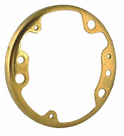 RACO Tile Ring: Round, Brass, 5511/6244 - Flanges and Trim Rings for Floor Boxes