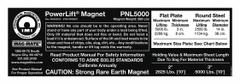 MAG-MATE Replacement Capacity Sticker: 900260, Below-the-Hook Lifting Magnets. Key specifications — Brand: MAG-MATE; Manufacturer Part Number: 900260; Product Type: Capacity Sticker.