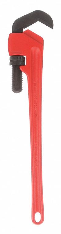 RIDGID Hex Pipe Wrench: Cast Iron, 2 in Jaw Capacity, Smooth, 20 in Overall Lg, I-Beam (MPN 31280). Key specifications — attr309808: I-Beam; attr309815: Cast Iron; attr324941: RIDGID.