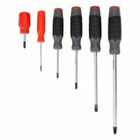 PROTO Screwdriver Sets: 1-10 Pieces, 6 Pieces, Phillips Tip, #0/#1/#2/#3/#4 Tip Size, Cushion Grip (MPN J1206SPF). Key specifications — attr1205274: PROTO; attr1205269: #3.
