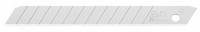 OLFA Snap-Off Blade: 3 3/8 in Blade Lg, 3/8 in Blade Wd, 0.02 in Blade Thick, 13 Segments, 50 PK (MPN AB-50S). Key specifications — attr307700: Stainless Steel; attr307684: 5LC41; attr324887: OLFA.