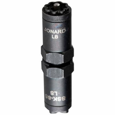 JONARD TOOLS Star Key: 2 in Tool Lg, 5-Point/8-Point Points, 1 1/2 in_7/16 in Hex Size - Can Wrenches