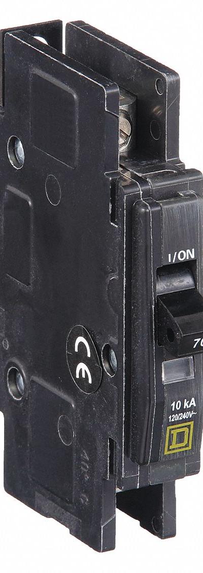 SQUARE D Miniature Circuit Breaker: 70 A - QOU Series, Unit-Mount Square D Miniature Circuit Breakers