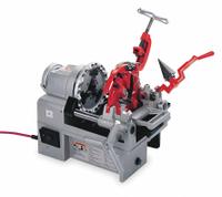 RIDGID Pipe Threading Machine: 1215, For 1/4 in to 1 1/2 in Pipe, 1/2 hp, Manual Chuck, 1 Speed, Std (MPN 61142). Key specifications — attr530525: 1; attr553035: (2) Die Sets; attr530501: RIDGID.