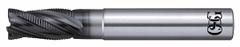 OSG Roughing End Mill: Carbide, WXL Coated, 4 Flute, 1/2" Mill Dia, 1" LOC, 0.02" Chf, 3-1/2" OAL (MPN 38152511)