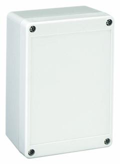 BOX ENCLOSURES Enclosure: Gray, Polycarbonate, 6 in x 3 in x 2 in, NEMA 4, Solid Cover (MPN BEN-50P). Key specifications — attr1046062: Gray; attr1046066: Solid; attr1046077: 4; attr211016: BOX ENCLOSURES.