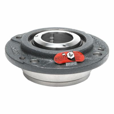 MOLINE BEARING 6 Bolt Flange Bearing: Spherical Roller, 4 15/16 in Bore - Flange-Mount Spherical Roller Bearings