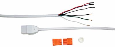 REMPHOS Power Cable: 3 ft Lg, 1/4 in Wd, 3/10 in Ht - Cords & Wiring