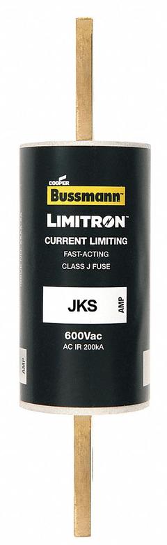 BUSSMANN Fuse: JKS Series, Class J, Bolt-On Body, Fast-Acting, 450 A, 600 V AC, Non-Indicating (MPN JKS-450). Key specifications — Series: JKS; Brand: BUSSMANN.
