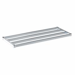NEW AGE INDUSTRIAL Shelf: 60 in x 24 in, Ventilated Shelf, 1,100 lb Shelf Capacity, 13 ga, Silver (MPN C2460HD). Key specifications — Color: Silver; Brand: NEW AGE INDUSTRIAL.
