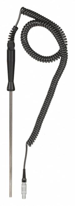 FLUKE Temperature Probe: -40°F to 302°F /-40°C to 150°C, ±0.2°F, 10 in Probe Lg (MPN FLUKE-720RTD). Key specifications — Connector Type: Circular Push Pull; Brand: FLUKE; Accuracy: ±0.2°F.